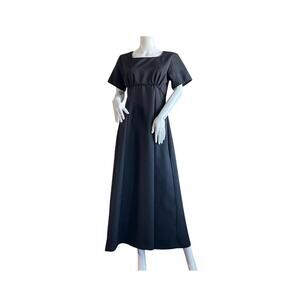 VINTAGE Simco Formal Wear Black  Maxi Dress Size 10